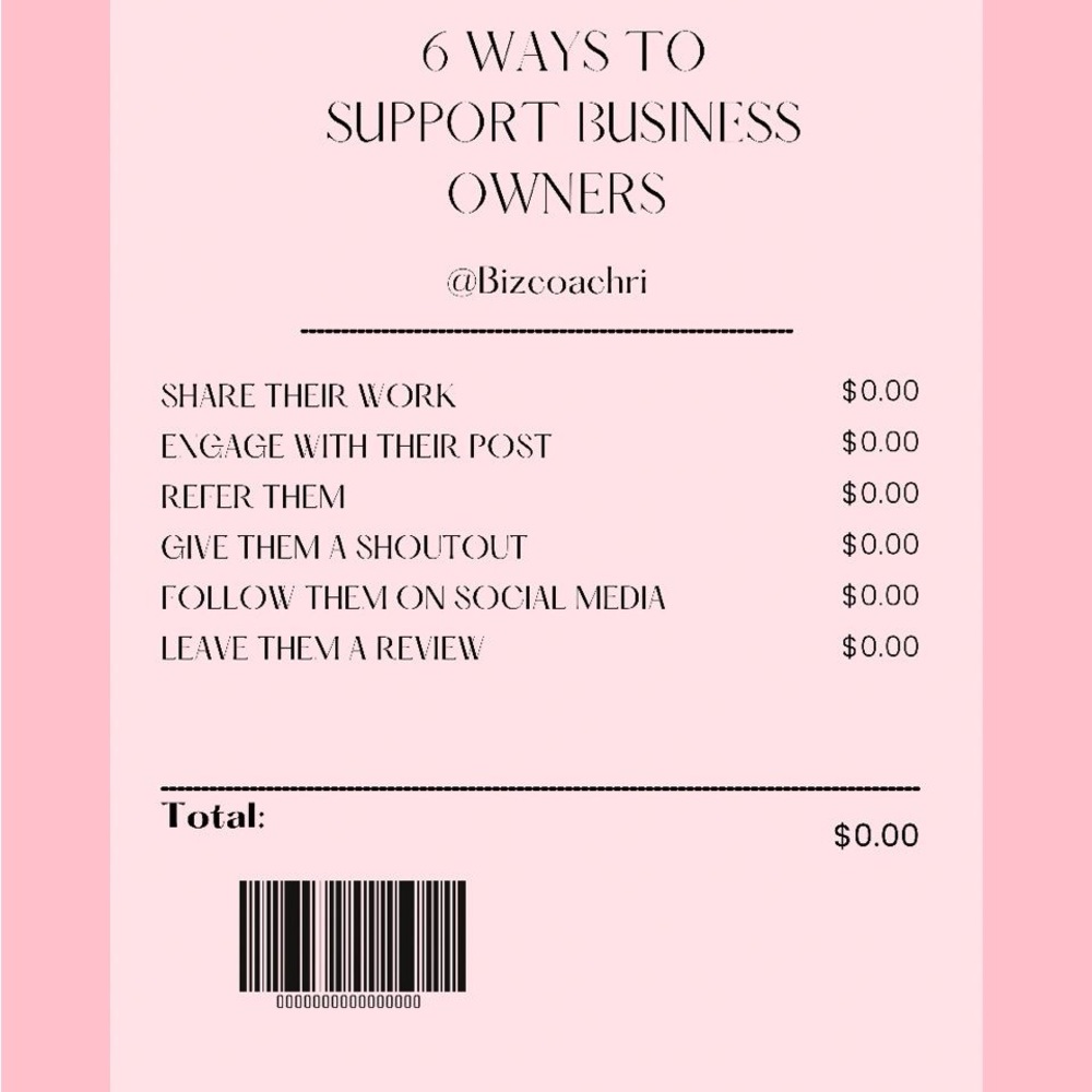 Engage! Support each other 🙌🏻🛍️